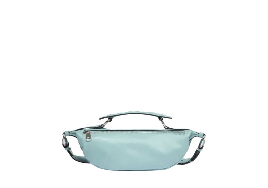 Lancel A12527 - CUIR DE VACHETTE - BLEU sac origami porté croisé s lancel Sac business