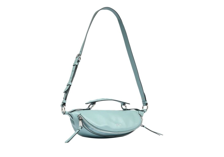Lancel A12527 - CUIR DE VACHETTE - BLEU sac origami porté croisé s lancel Sac business