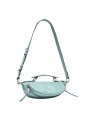 Lancel A12527 - CUIR DE VACHETTE - BLEU sac origami porté croisé s lancel sacs-a-mains