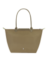 Longchamp 1899919 - POLYESTER 600D RECYCLÉ sac shopping l pliage green format a4 sac-a-main-shopping-toile-ou-cuir