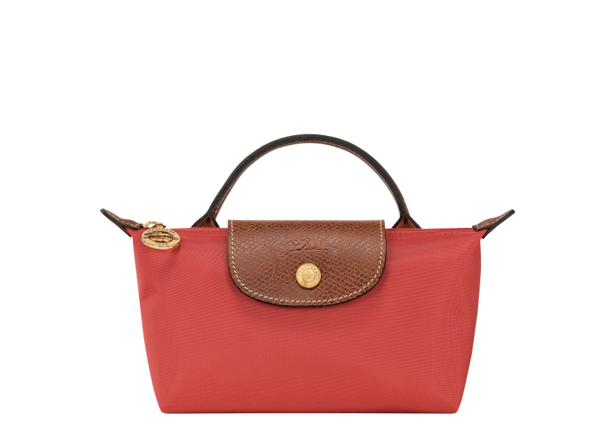 Longchamp 34175089 - TOILE - TOMATE - P94 trousse le pliage original longchamp Pochettes