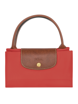 Longchamp 1623089 - NYLON ET CUIR - TOMATE sac à main m le pliage original Sac business