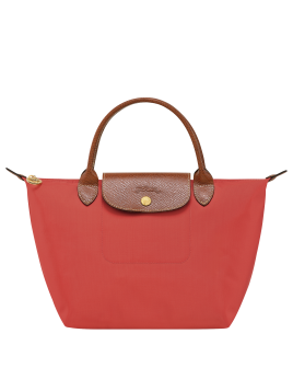 Longchamp 1621089 - NYLON ET CUIR - TOMATE sac longchamp pliage porté main s Sacs à mains