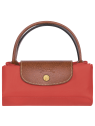 Longchamp 1621089 - NYLON ET CUIR - TOMATE sac longchamp pliage porté main s sacs-a-mains