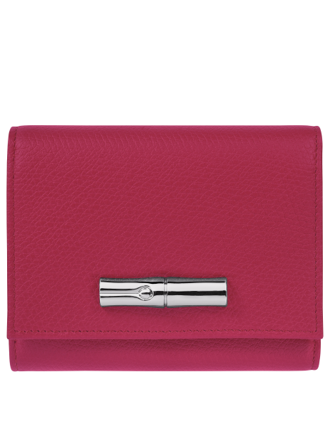 Longchamp 30021HFP - CUIR DE VACHETTE - BE portefeuille compact longchamp roseau portefeuilles