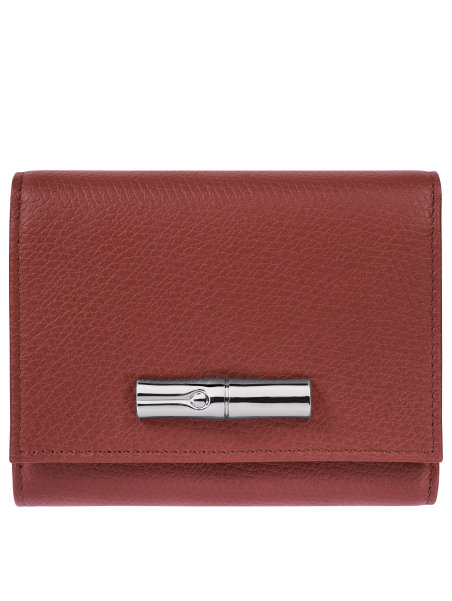 Longchamp 30021HFP - CUIR DE VACHETTE - CH portefeuille compact longchamp roseau Portefeuilles