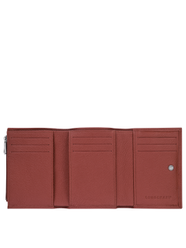 Longchamp 30021HFP - CUIR DE VACHETTE - CH portefeuille compact longchamp roseau Portefeuilles