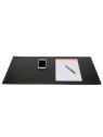 Frandi 021.03 - CUIR DE VACHETTE - NOIR sous main de bureau grand format sous-main
