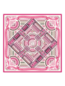 Longchamp 50645GSO - SOIE - PINK carré de soie le potager longchamp 90x90 carre-de-soie
