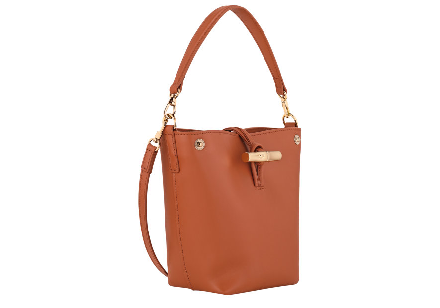 Longchamp 10279HGC - CUIR DE VEAU - ECORCE sac seau xs le roseau sleek Sac business