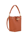Longchamp 10279HGC - CUIR DE VEAU - ECORCE sac seau xs le roseau sleek sacs-a-mains