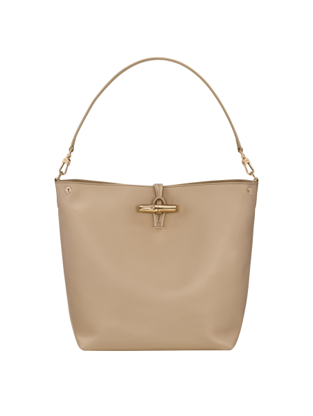Longchamp 10281HGC - CUIR DE VEAU - RACINE sac porté épaule m le roseau slekk Sac business
