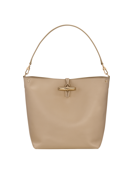 Longchamp 10281HGC - CUIR DE VEAU - RACINE sac porté épaule m le roseau slekk sacs-a-mains