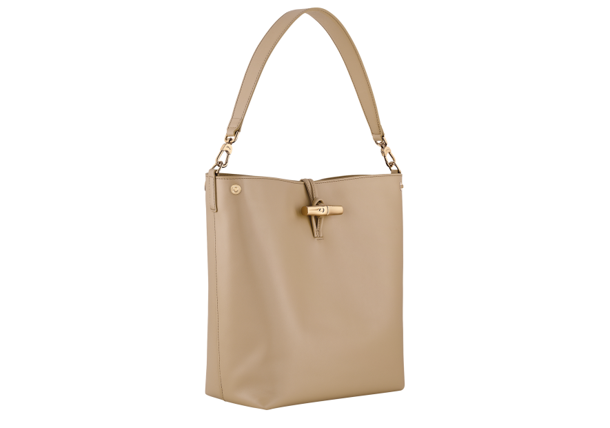 Longchamp 10281HGC - CUIR DE VEAU - RACINE sac porté épaule m le roseau slekk Sac business