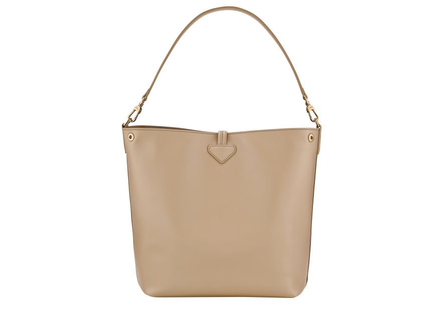 Longchamp 10281HGC - CUIR DE VEAU - RACINE sac porté épaule m le roseau slekk Sac business