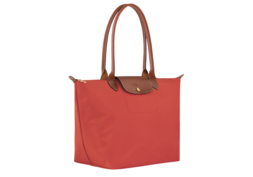 Longchamp 2605089 - NYLON ET CUIR - TOMATE sac cabas m le pliage n'est pas format a4 Sac business
