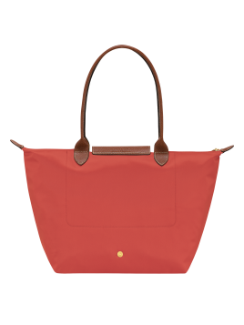 Longchamp 2605089 - NYLON ET CUIR - TOMATE sac cabas m le pliage n'est pas format a4 shopping