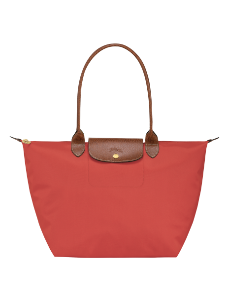 Longchamp 1899089 - NYLON ET CUIR - TOMATE sac cabas l le pliage original format étudiant sac-business