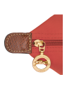 Longchamp 1899089 - NYLON ET CUIR - TOMATE sac cabas l le pliage original format étudiant sac-a-main-shopping-toile-ou-cuir