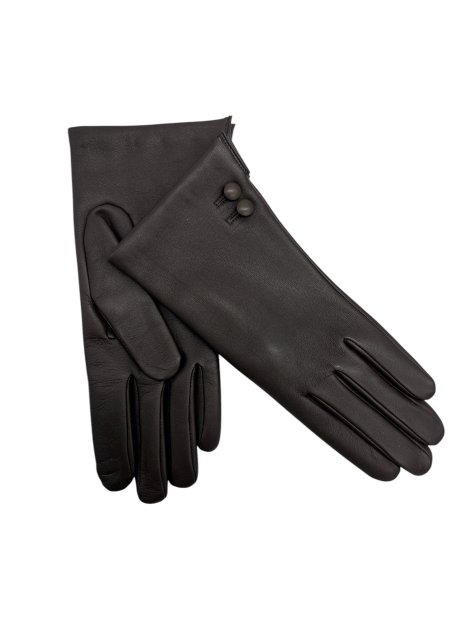 Poujade P26DC - CUIR D'AGNEAU - MARRO poujade-2 boutons-gants femme gants-femme