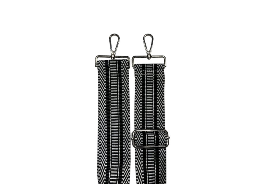 MIA & JOY B2 - POLYESTER - NOIR AZTEC bandoulière en toile Accessoires