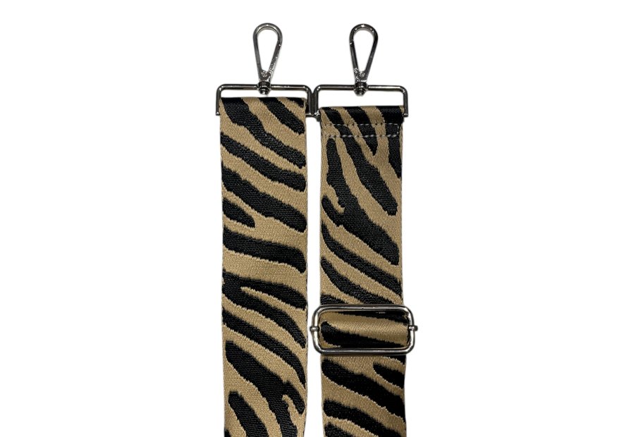 MIA & JOY B2 - POLYESTER - ZÈBRE CAMEL bandoulière en toile Accessoires