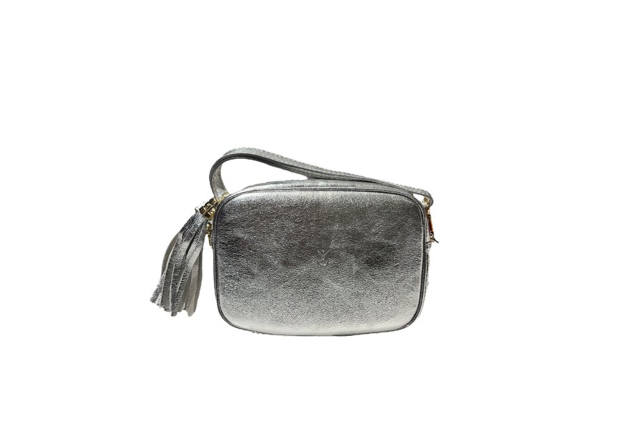 MIA &  JOY MJ1500 - CUIR DE VACHETTE - ARGE porté travers Sac business