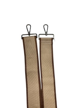 MIA & JOY B2 - POLYESTER - BEIGE/ARGENT bandoulière en toile Accessoires