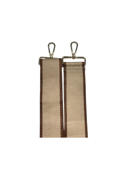MIA & JOY B2 - POLYESTER - BEIGE/OR. bandoulière en toile Accessoires
