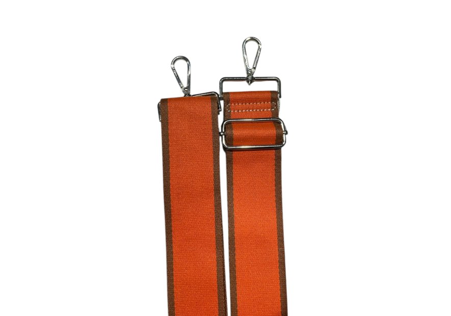 MIA & JOY B2 - POLYESTER - ORANGE/ARGENT bandoulière en toile Accessoires