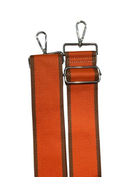 MIA &  JOY B2 - POLYESTER - ORANGE/ARGENT bandoulière en toile réglable mia&joy bandouliere