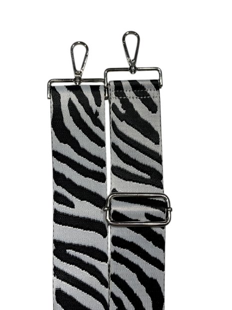 MIA &  JOY B2 - POLYESTER - ZÈBRE NOIR bandoulière en toile réglable mia&joy bandouliere