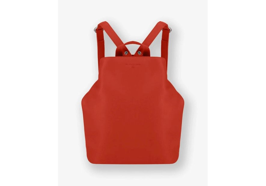 Les Ateliers Foures B417 - CUIR DE VACHETTE - ORANGE sac à dos sécurisé s avec attache fixation Sacs à mains