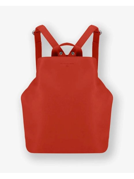 Les Ateliers Foures B417 - CUIR DE VACHETTE - ORANGE sac à dos sécurisé s avec attache fixation sacs-a-mains