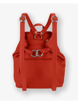 Les Ateliers Foures B417 - CUIR DE VACHETTE - ORANGE sac à dos sécurisé s avec attache fixation Sacs à mains