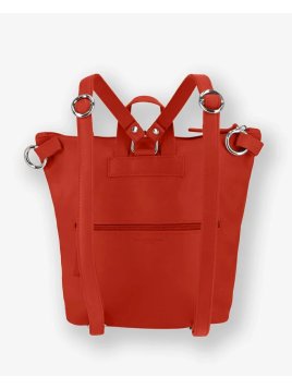 Les Ateliers Foures B417 - CUIR DE VACHETTE - ORANGE sac à dos sécurisé s avec attache fixation Sacs à mains