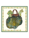 Longchamp 50650GSO - SOIE - LAURIER carré de soie le filet gourmand 70x70 carre-de-soie
