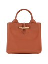Longchamp 10273HGC - CUIR DE VEAU - ECORCE sac à main s le roseau sleek sacs-a-mains