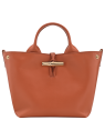 Longchamp 10273HGC - CUIR DE VEAU - ECORCE sac à main s le roseau sleek sacs-a-mains