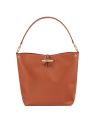 Longchamp 10281HGC - CUIR DE VEAU - ECORCE sac porté épaule m le roseau slekk sacs-a-mains