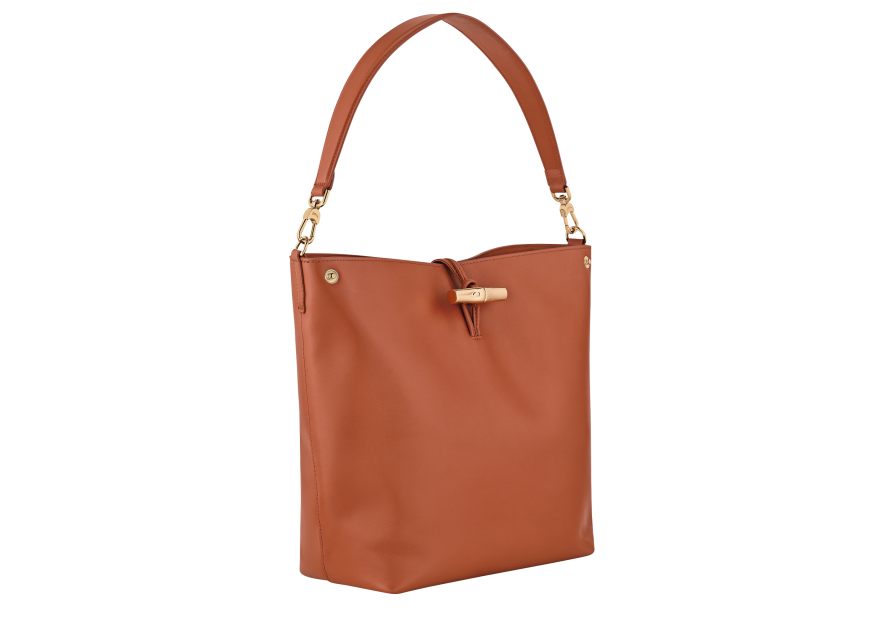 Longchamp 10281HGC - CUIR DE VEAU - ECORCE sac porté épaule m le roseau slekk Sac business