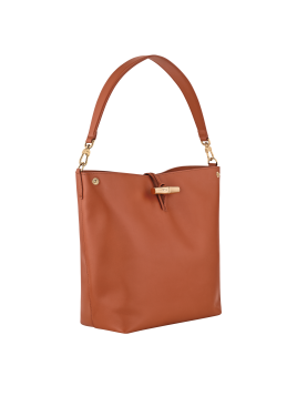 Longchamp 10281HGC - CUIR DE VEAU - ECORCE sac porté épaule m le roseau slekk Sac business