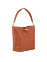 Longchamp 10281HGC - CUIR DE VEAU - ECORCE sac porté épaule m le roseau slekk sacs-a-mains
