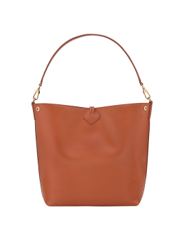 Longchamp 10281HGC - CUIR DE VEAU - ECORCE sac porté épaule m le roseau slekk Sac business