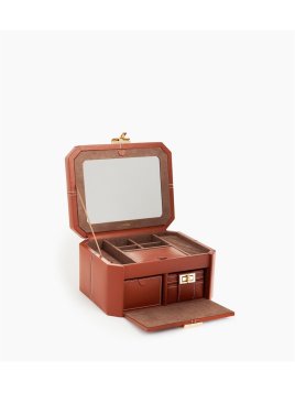 Le Tanneur TBJ7401 - CUIR DE VACHETTE - ACA coffert bijoux grand modèle hdg Coffrets à bijoux