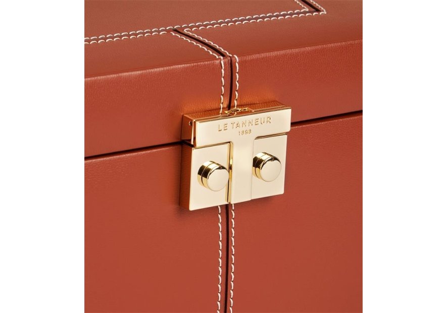 Le Tanneur TBJ7401 - CUIR DE VACHETTE - ACA coffert bijoux grand modèle hdg Coffrets à bijoux