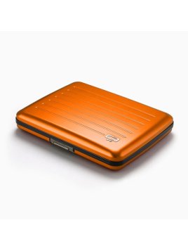 Ögon Design V2 LARGE - ALUMINIUM - ORANGE ögon design big stocklom v2 porte cartes Porte-cartes