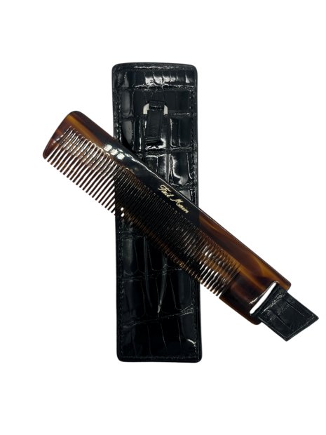 Beynat et Janniaux PIE CROCO beynat & janniaux etui peigne croco etui-peigne