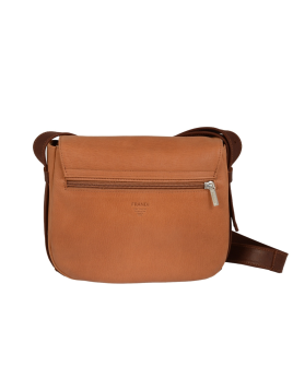 Frandi 810.05 - CUIR DE VACHETTE - GOLD sac besace arrondi m fanny Sac business