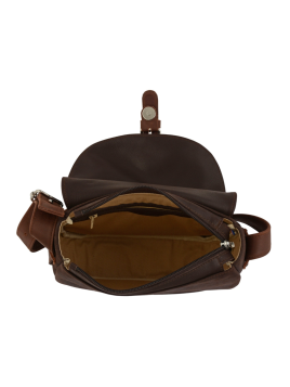 Frandi 810.05 - CUIR DE VACHETTE - MARR sac besace arrondi m fanny Sac business